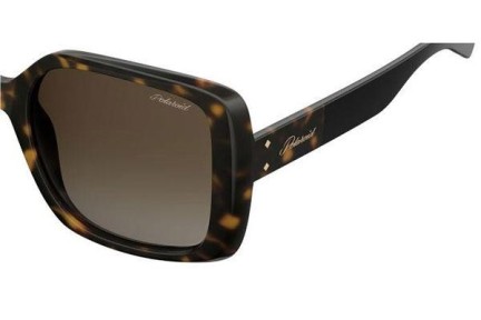 Okulary przeciwsłoneczne Polaroid PLD4072/S 086/LA Polarized Oversize Havana