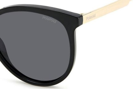 Okulary przeciwsłoneczne Polaroid PLD4131/S/X 807/M9 Polarized Okrągłe Czarne