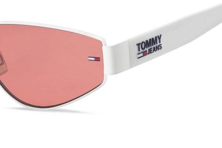 Okulary przeciwsłoneczne Tommy Jeans TJ0006/S VK6/U1 Prostokątne Białe