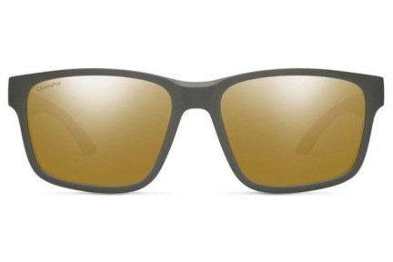 Okulary przeciwsłoneczne Smith BASECAMP FRE/QE Polarized Kwadratowe Szare