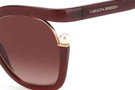 Okulary przeciwsłoneczne Carolina Herrera CH0003/S LHF/3X Okrągłe Czerwone