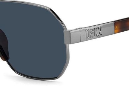 Okulary przeciwsłoneczne Dsquared2 D20028/S EKP/KU Pilotki (Aviator) Srebrne