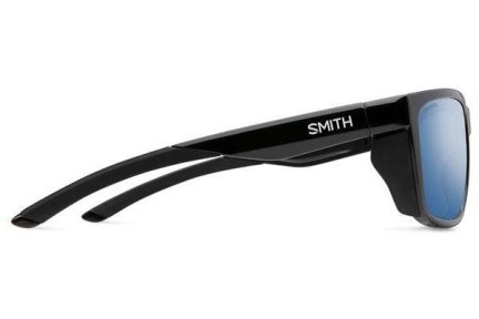 Okulary przeciwsłoneczne Smith LONGFIN 807/QG Polarized Kwadratowe Czarne