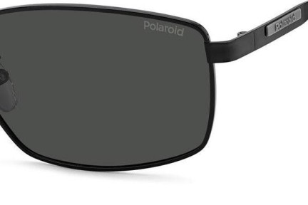Okulary przeciwsłoneczne Polaroid PLD2137/G/S/X 807/M9 Polarized Prostokątne Czarne
