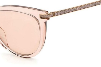 Okulary przeciwsłoneczne Jimmy Choo AXELLE/G/S FWM/K1 Kocie oczy Różowe