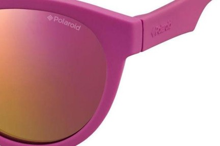 Ochelari de soare Polaroid Junior PLD8019/S CYQ/AI Polarized Rotunzi Violeți