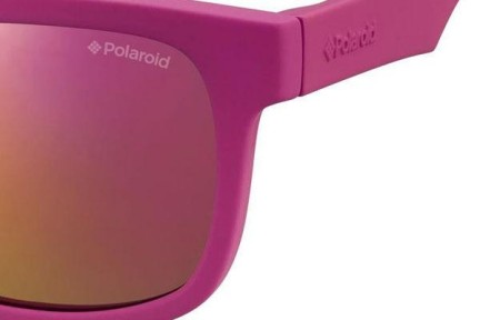 Слънчеви очила Polaroid Junior PLD8020/S CYQ/AI Polarized Правоъгълни Розова