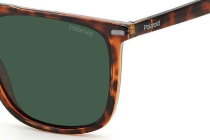 Okulary przeciwsłoneczne Polaroid PLD4123/S 086/UC Polarized Kwadratowe Havana