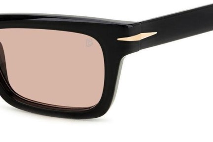 Okulary przeciwsłoneczne David Beckham DB7091/S 7C5/3O Prostokątne Czarne