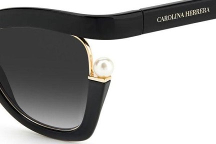 Napszemüvegek Carolina Herrera CH0002/S 807/9O Cat Eye Fekete