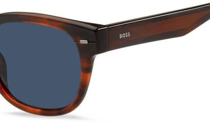 Okulary przeciwsłoneczne BOSS BOSS1380/S EX4/KU Kwadratowe Havana
