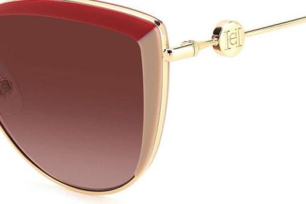 Solbriller Carolina Herrera HER0112/S 123/3X Cat Eye Rød