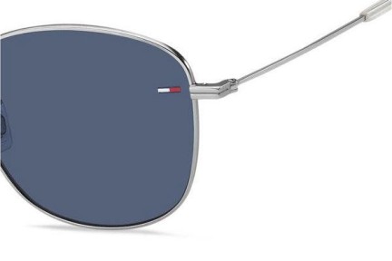Okulary przeciwsłoneczne Tommy Jeans TJ0052/F/S CTL/KU Kwadratowe Srebrne