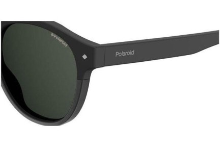 Okulary przeciwsłoneczne Polaroid PLD6042/S 807/M9 Polarized Okrągłe Czarne