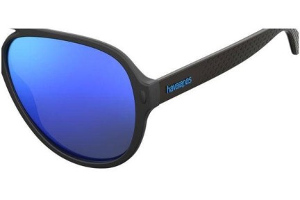 Okulary przeciwsłoneczne Havaianas Leblon QFU/Z0 Pilotki (Aviator) Czarne