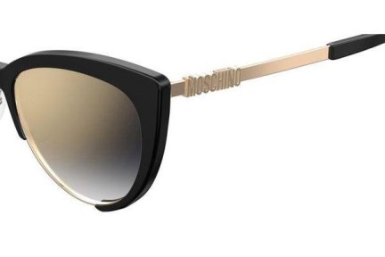 Okulary przeciwsłoneczne Moschino MOS040/S 807/FQ Kocie oczy Czarne