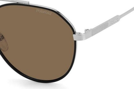 Okulary przeciwsłoneczne Polaroid PLD4119/S/X 85K/SP Polarized Pilotki (Aviator) Srebrne