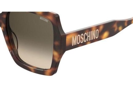 Okulary przeciwsłoneczne Moschino MOS127/S 05L/9K Kwadratowe Havana
