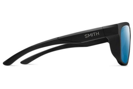Okulary przeciwsłoneczne Smith Barra 003/QG Polarized Kwadratowe Czarne