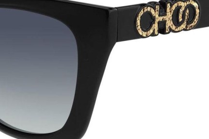 Okulary przeciwsłoneczne Jimmy Choo Rikki/G/S 807/9O Kocie oczy Czarne
