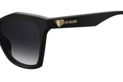 Okulary przeciwsłoneczne Love Moschino MOL002/S 807/9O Kocie oczy Czarne