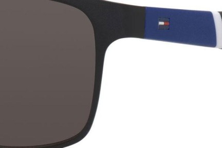 Ochelari de soare Tommy Hilfiger TH1283/S FO3/NR Dreptunghiulari Negri