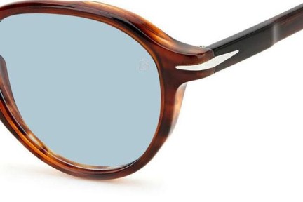Okulary przeciwsłoneczne David Beckham DB7078/S EX4/QZ Okrągłe Havana