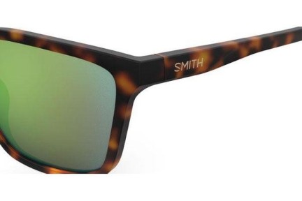 Okulary przeciwsłoneczne Smith SHOUTOUT N9P/UI Polarized Kwadratowe Havana