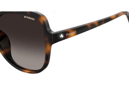 Okulary przeciwsłoneczne Polaroid PLD4088/F/S 086/LA Polarized Oversize Havana