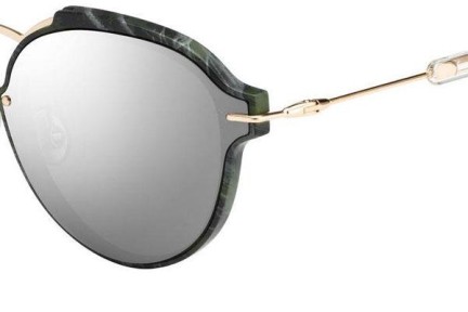 Okulary przeciwsłoneczne Dior Eclat GC1/DC Polarized Okrągłe Zielone