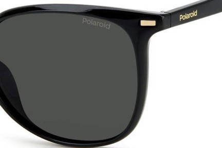 Okulary przeciwsłoneczne Polaroid PLD4125/G/S 807/M9 Polarized Kwadratowe Czarne