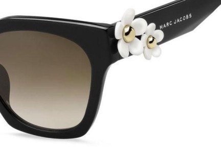 Okulary przeciwsłoneczne Marc Jacobs MARC DAISY/S 807/HA Kwadratowe Czarne