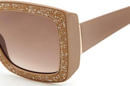 Okulary przeciwsłoneczne Jimmy Choo VIV/S FWM/HA Kwadratowe Beżowe