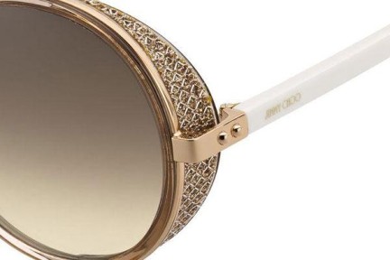 Okulary przeciwsłoneczne Jimmy Choo ANDIE/N/S 1KH/CC Okrągłe Żółte