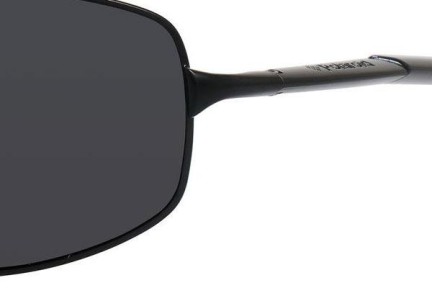 Okulary przeciwsłoneczne Polaroid P4126 KIH/Y2 Polarized Prostokątne Czarne