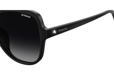 Okulary przeciwsłoneczne Polaroid PLD4088/F/S 807/WJ Polarized Oversize Czarne