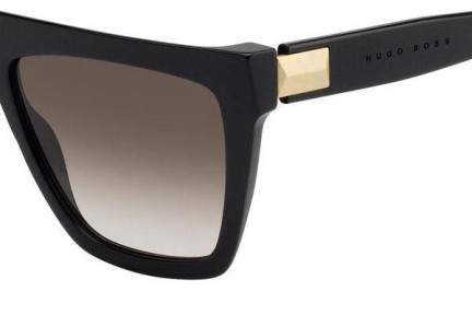 Okulary przeciwsłoneczne BOSS BOSS1153/S 807/HA Flat Top Czarne