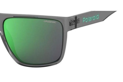 Okulary przeciwsłoneczne Polaroid #fedezselection Collection PLD6076/S KB7/5Z Polarized Flat Top Szare