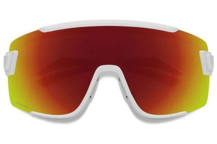 Okulary przeciwsłoneczne Smith WILDCAT 0BK/X6 Pojedyncze | Shield Białe