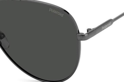 Okulary przeciwsłoneczne Polaroid PLD6187/S KJ1/M9 Polarized Pilotki (Aviator) Szare