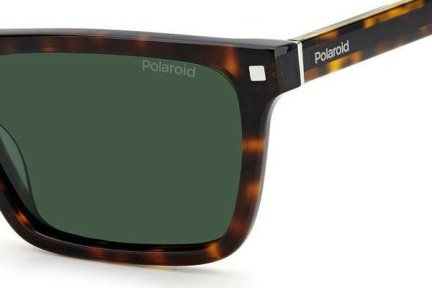 Okulary przeciwsłoneczne Polaroid PLD4116/S/X 086/UC Polarized Prostokątne Havana