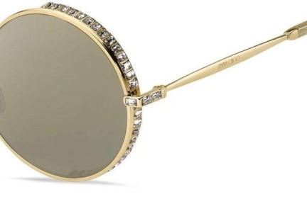 Okulary przeciwsłoneczne Jimmy Choo GOLDY/S J5G/JO Okrągłe Złote