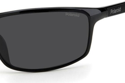 Okulary przeciwsłoneczne Polaroid PLD7036/S 807/M9 Polarized Prostokątne Czarne