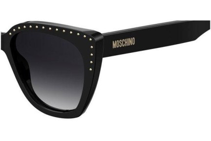 Okulary przeciwsłoneczne Moschino MOS005/S 807/9O Kocie oczy Czarne