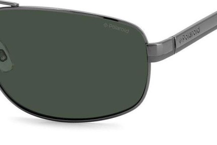 Okulary przeciwsłoneczne Polaroid P4314 KIH/RC Polarized Pilotki (Aviator) Czarne