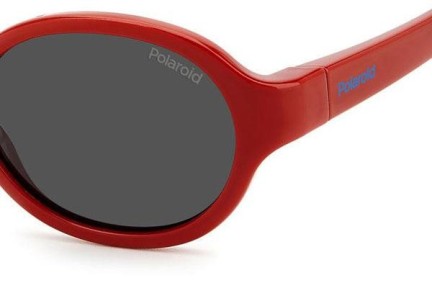 Sluneční brýle Polaroid Junior PLDK004/S C9A/M9 Polarized Oválné Červené