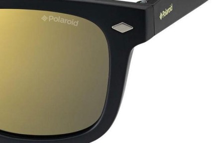 Okulary przeciwsłoneczne Polaroid Junior PLD8006/S DL5/LM Polarized Kwadratowe Czarne