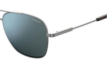 Okulary przeciwsłoneczne Polaroid PLD2068/S/X 6LB/5X Polarized Pilotki (Aviator) Srebrne