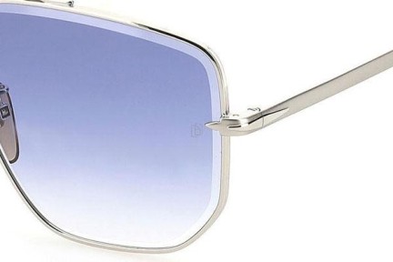 Okulary przeciwsłoneczne David Beckham DB7001/S 010/08 Kwadratowe Srebrne