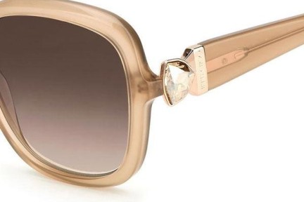 Okulary przeciwsłoneczne Jimmy Choo SADIE/S 09Q/HA Kwadratowe Beżowe